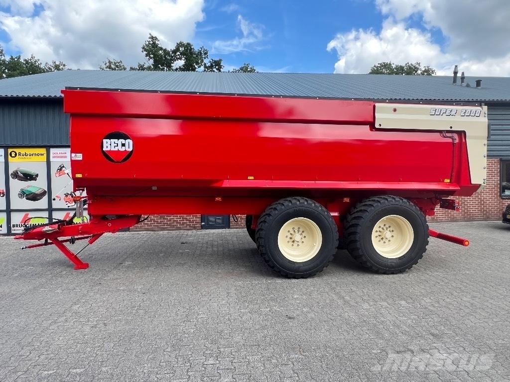 Beco Super 2000 Tipper trailers