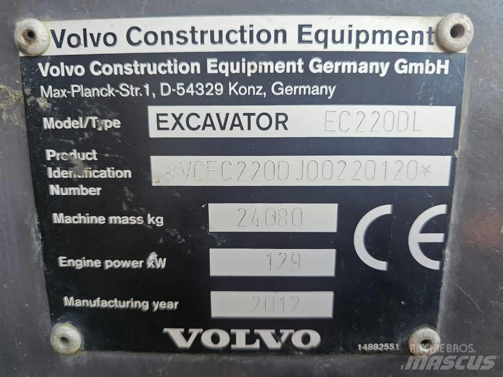 Volvo EC 220 DL Crawler excavators