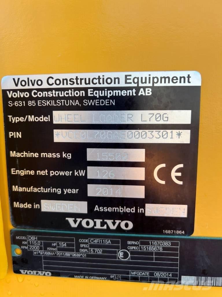 Volvo L 70 G Wheel loaders
