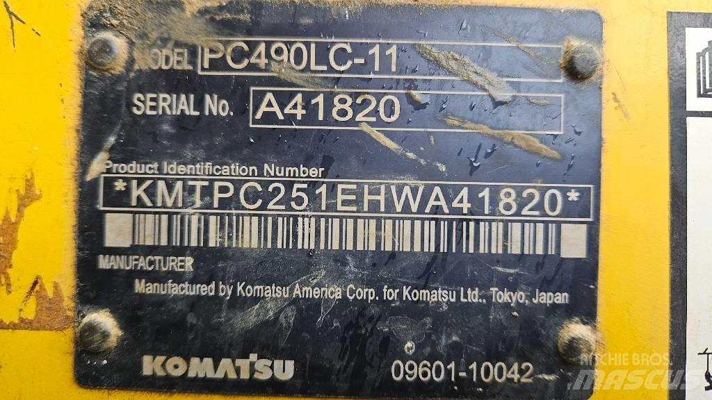 Komatsu PC 490 LC-11 Crawler excavators