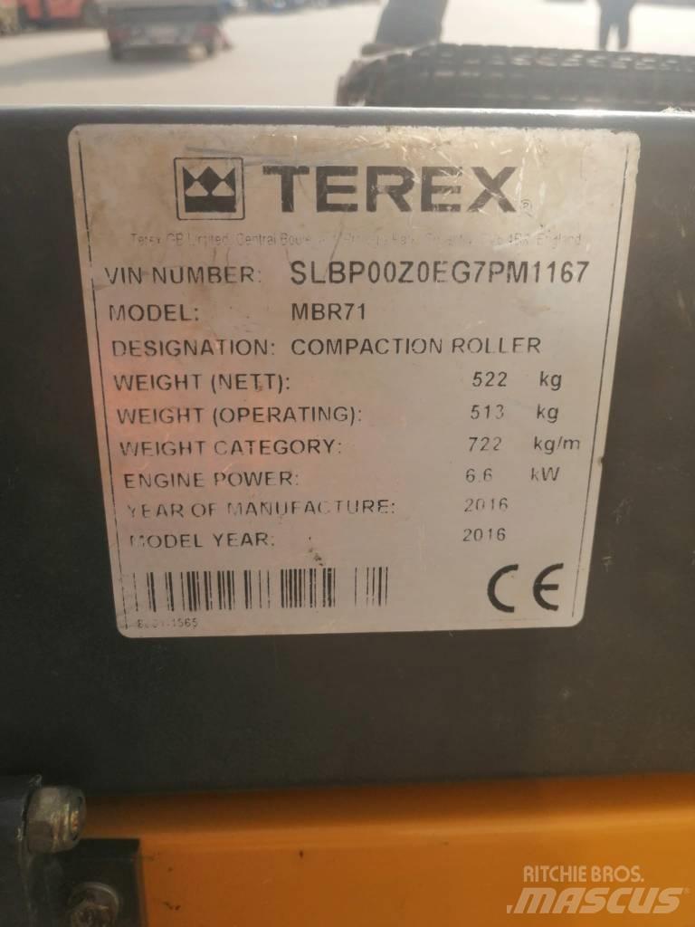 Terex MBR71 Single drum rollers