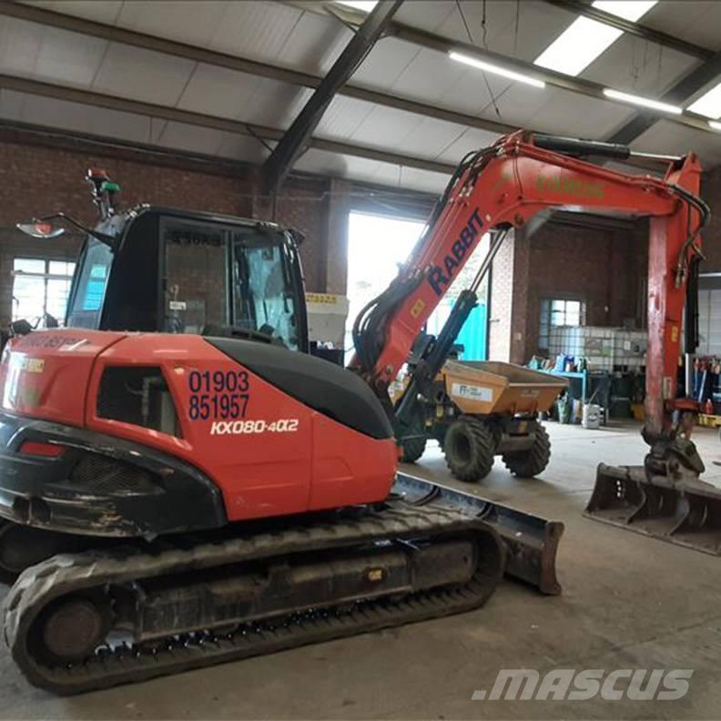 Kubota KX080-4a2 Midi excavators  7t - 12t