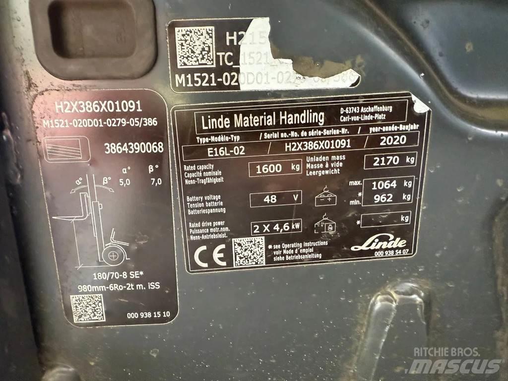 Linde E16L-02 Forklift trucks - others