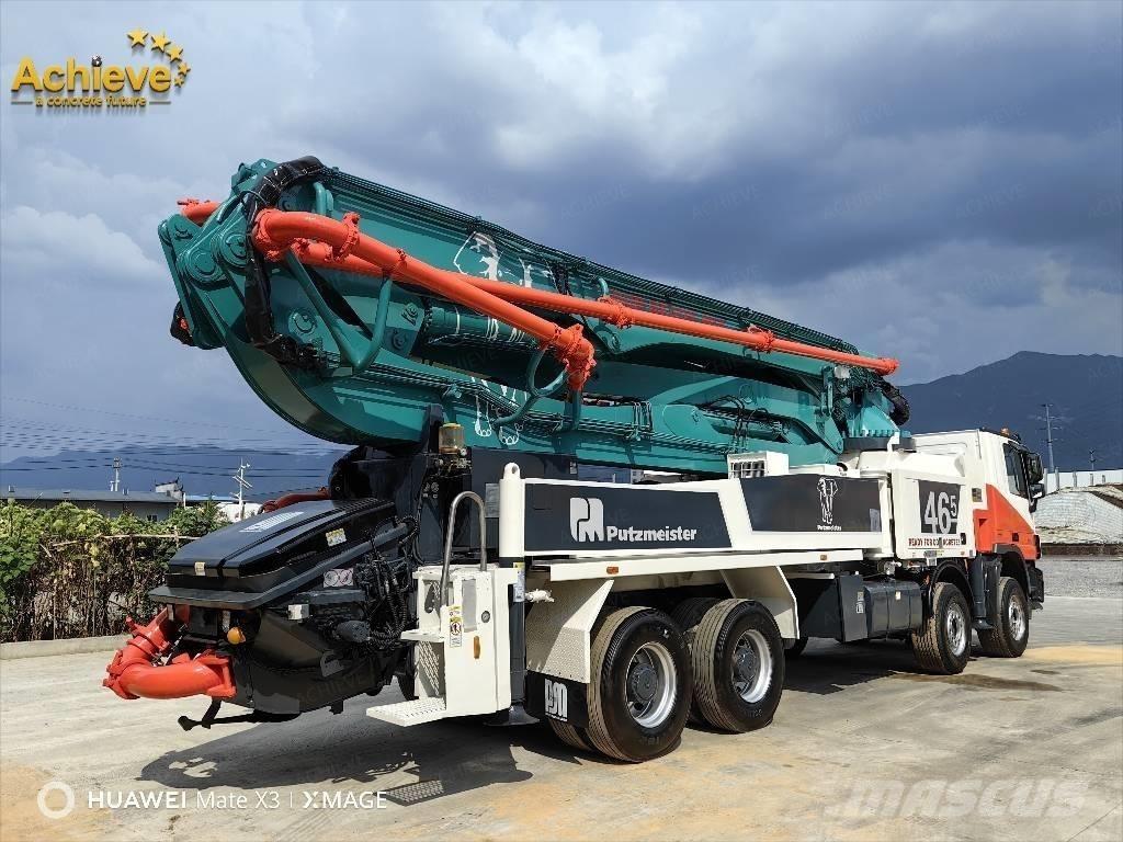 Putzmeister 46 M Concrete pump trucks