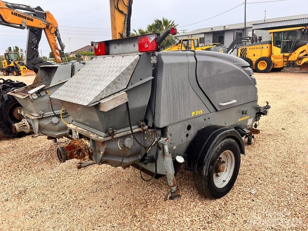 Putzmeister P 715 TD Concrete pump trucks