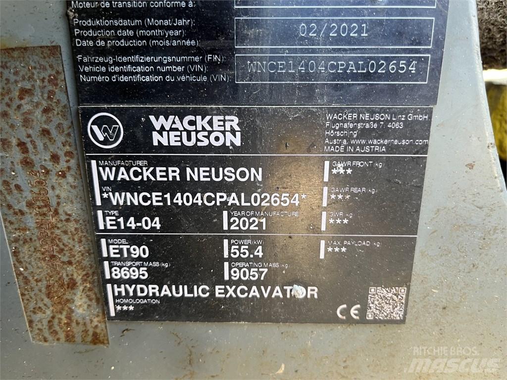 Wacker Neuson ET90 Midi excavators  7t - 12t