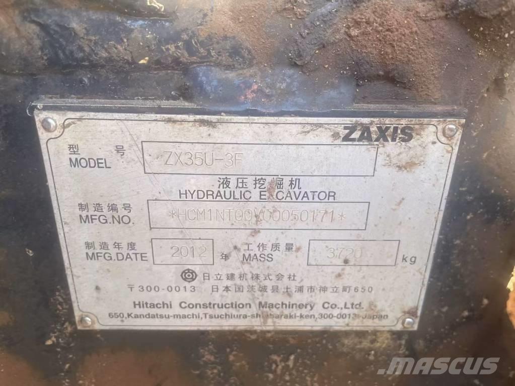 Hitachi ZX 35 U Mini excavators < 7t (Mini diggers)