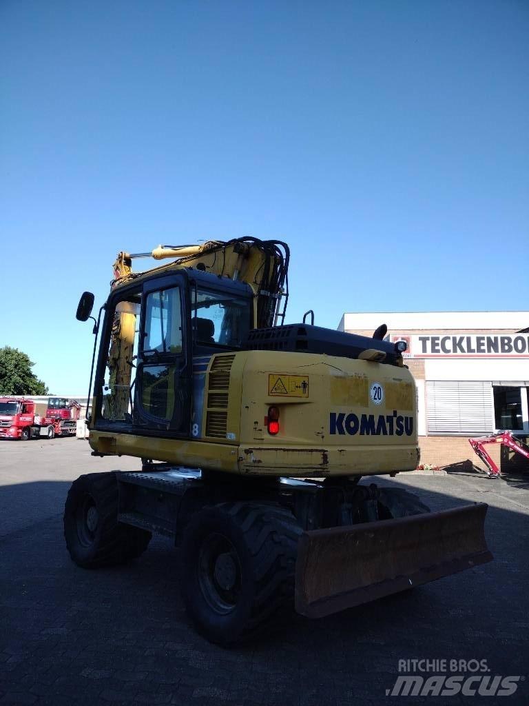 Komatsu PW 148-8 Wheeled excavators