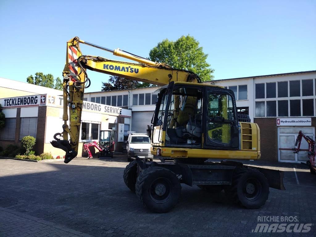 Komatsu PW 148-8 Wheeled excavators