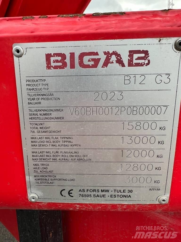 Bigab B 12 General purpose trailers