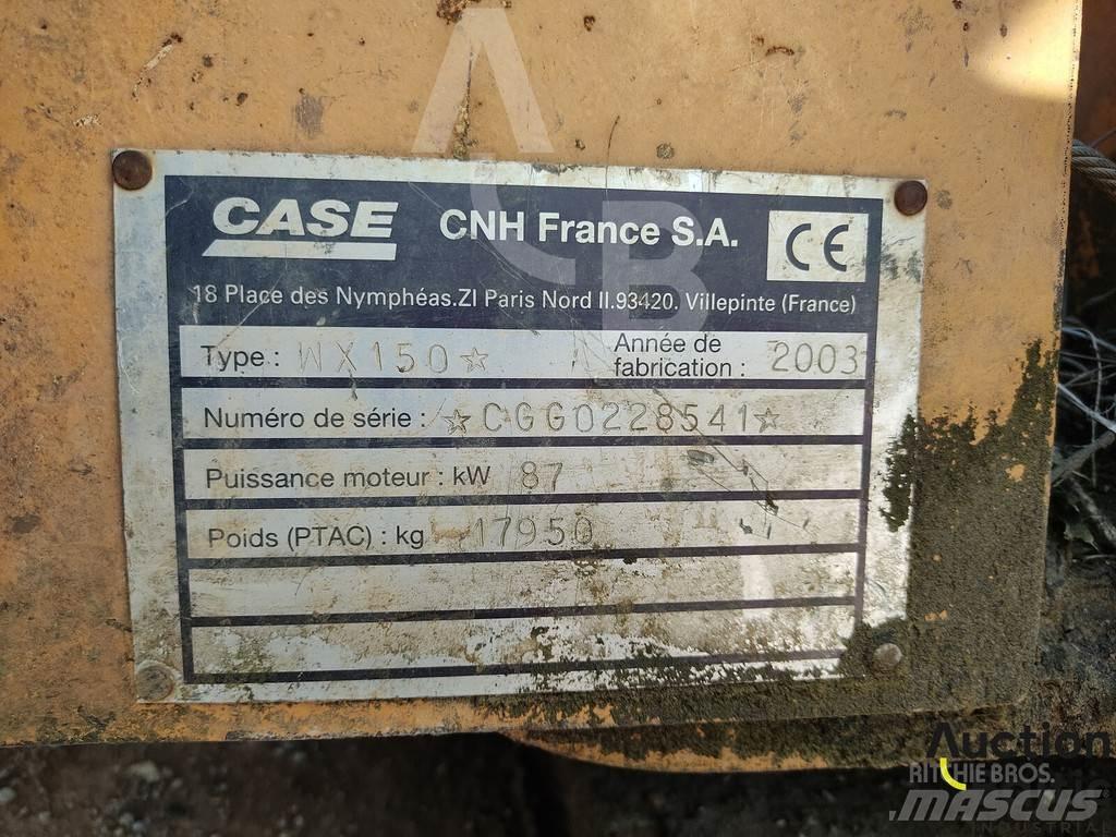 CASE WX 150 Wheeled excavators