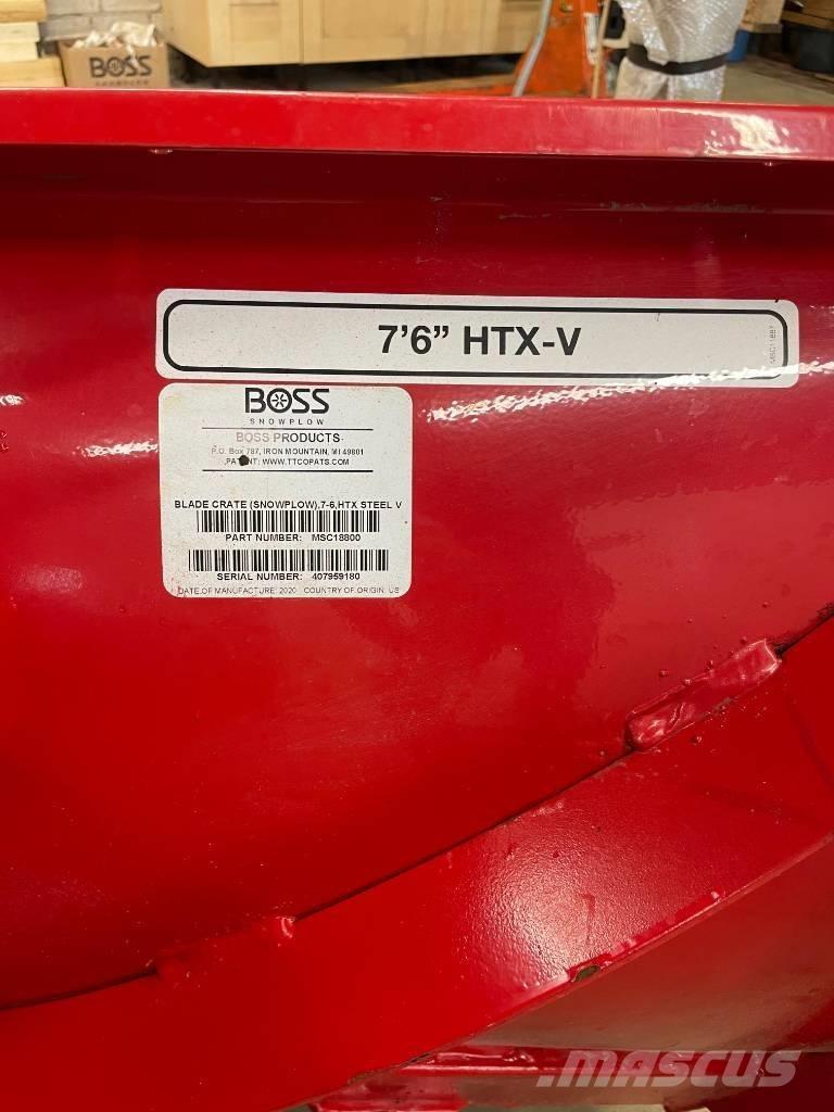 Boss 7'6'' HTX-V Snow blades and plows