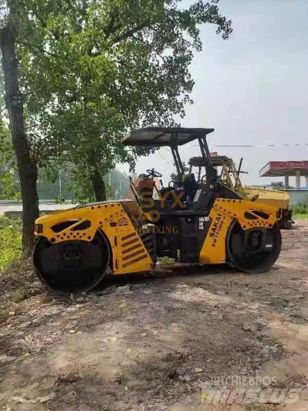 Sakai SW 770 ND Twin drum rollers