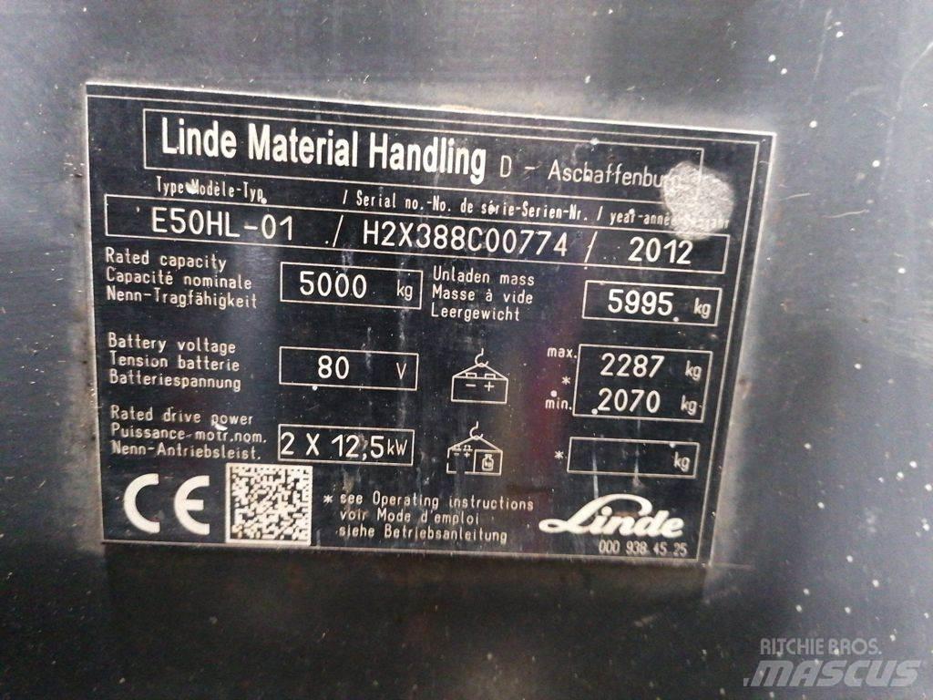 Linde E50HL-01 Electric forklift trucks