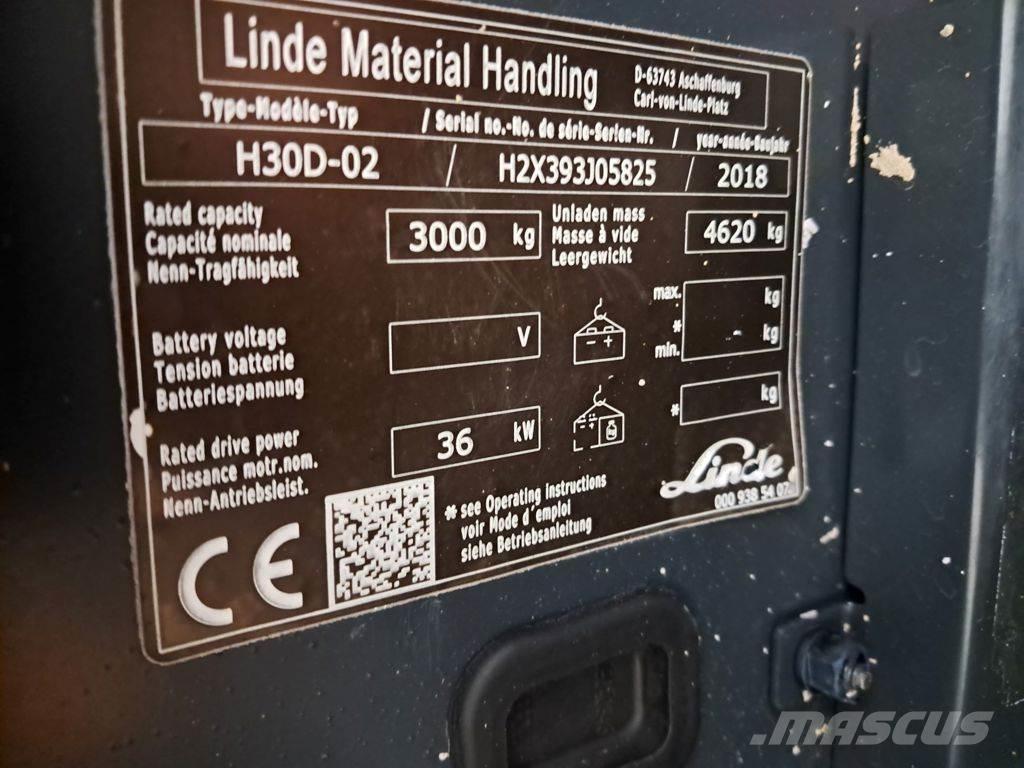 Linde H30D-02 Diesel trucks