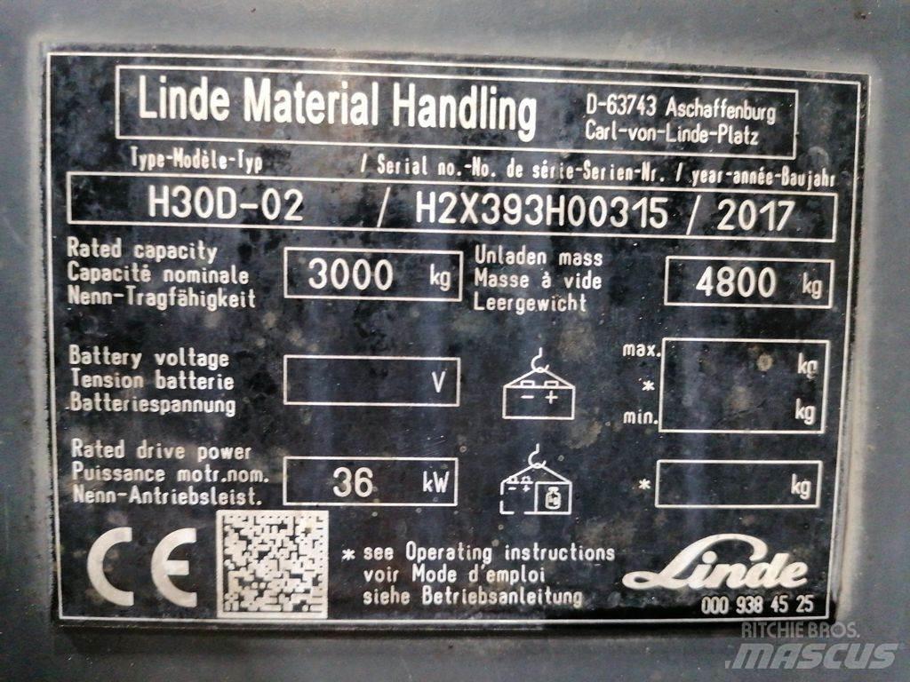 Linde H30D-02 Diesel trucks