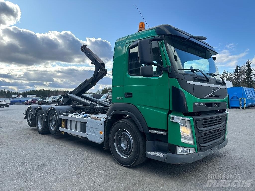 Volvo FM 420 8x2/4 Hook lift trucks