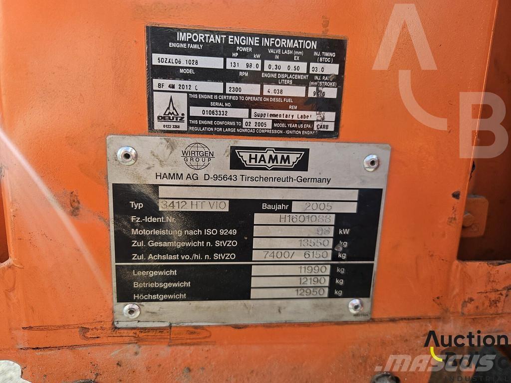 Hamm 3412 HT Vio Other rollers