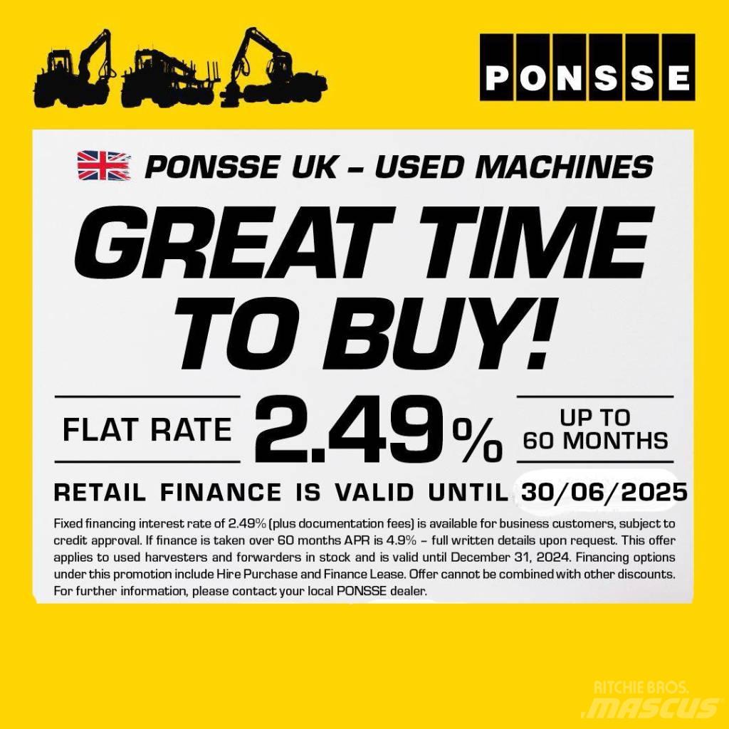 Ponsse Ergo 8W Harvesters