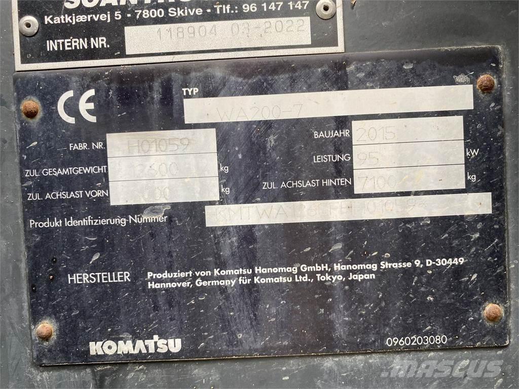 Komatsu WA200-7 Wheel loaders
