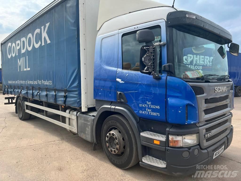 Scania P 230 Curtainsider trucks