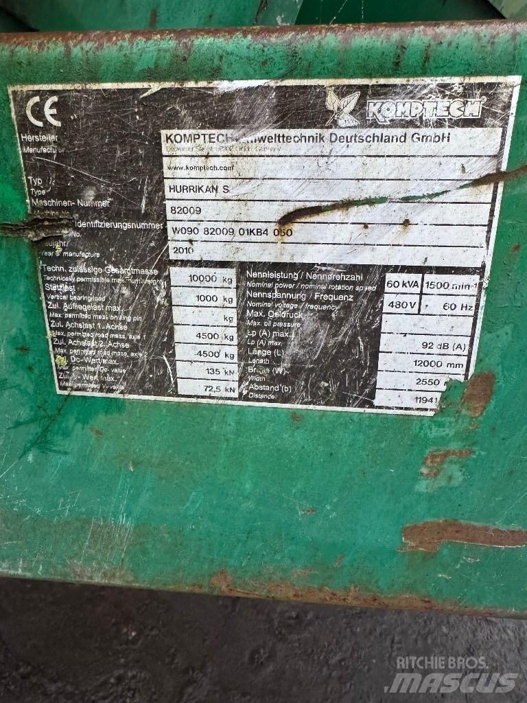 Komptech Hurrikan s Waste sorting equipment