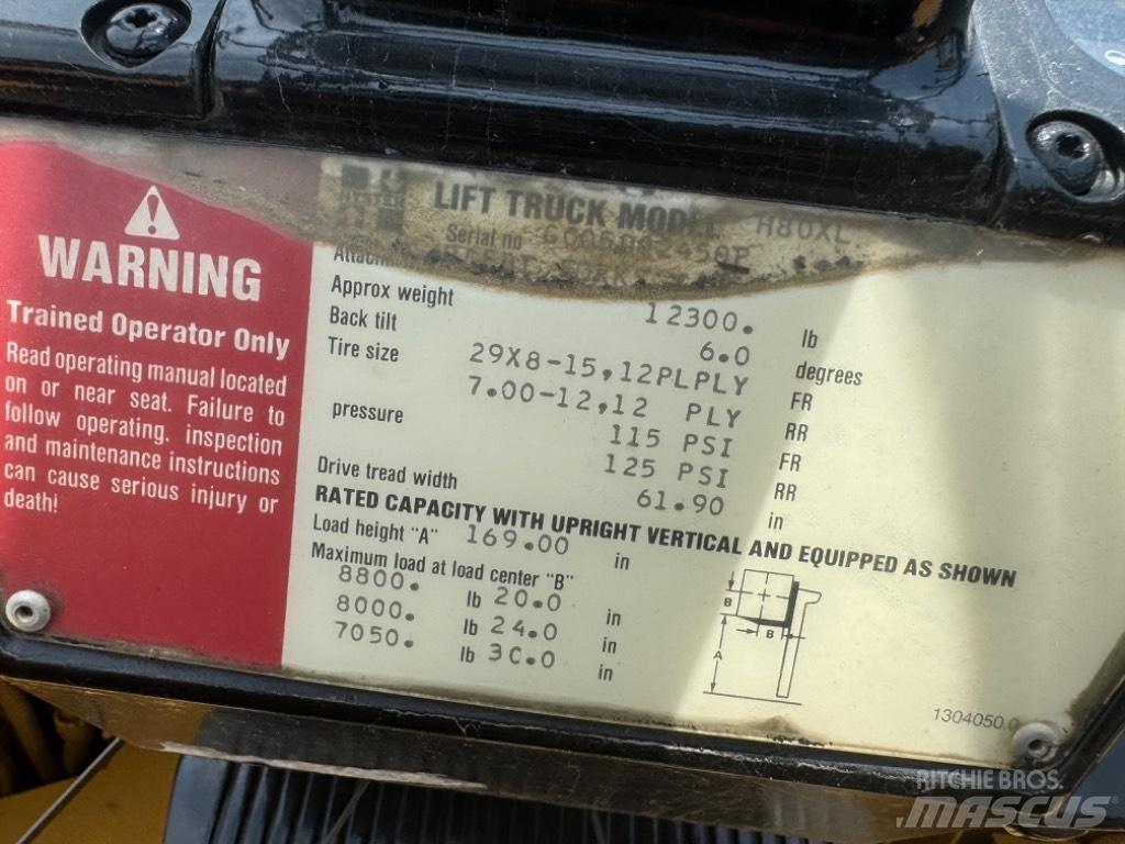 Hyster H 80 XL Forklift trucks - others