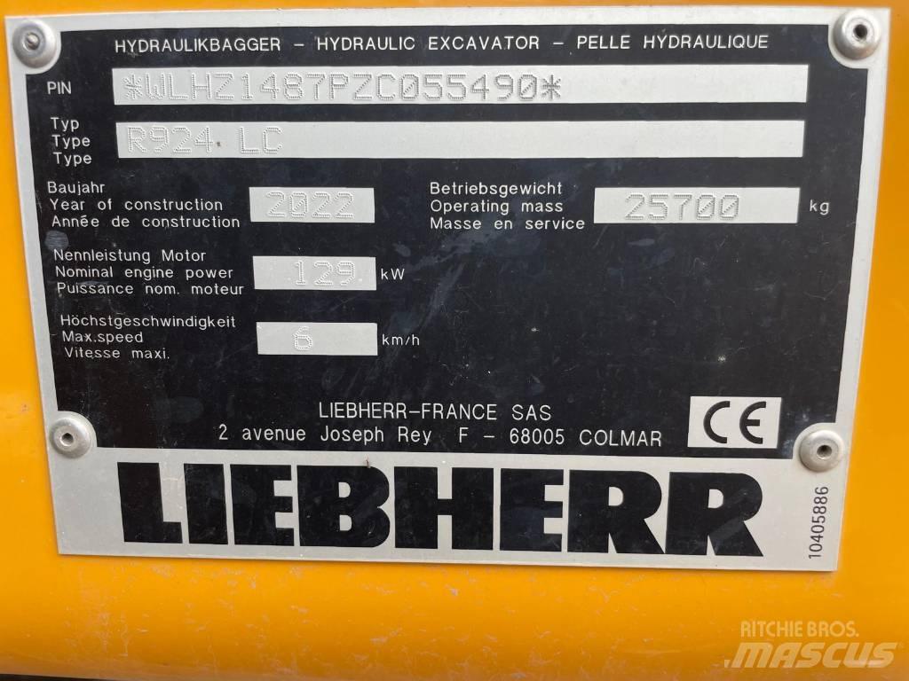 Liebherr R924 G8 Crawler excavators