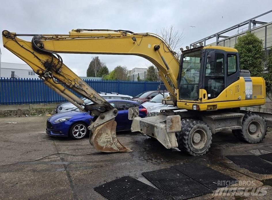 Komatsu PW 160-7 Wheeled excavators