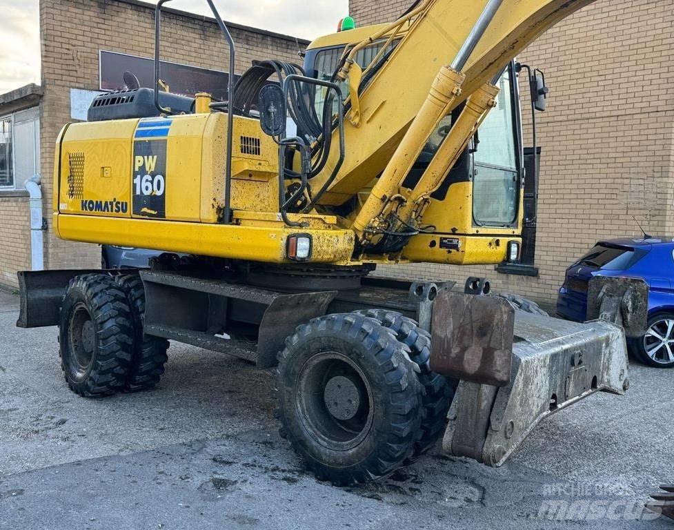 Komatsu PW 160-7 Wheeled excavators