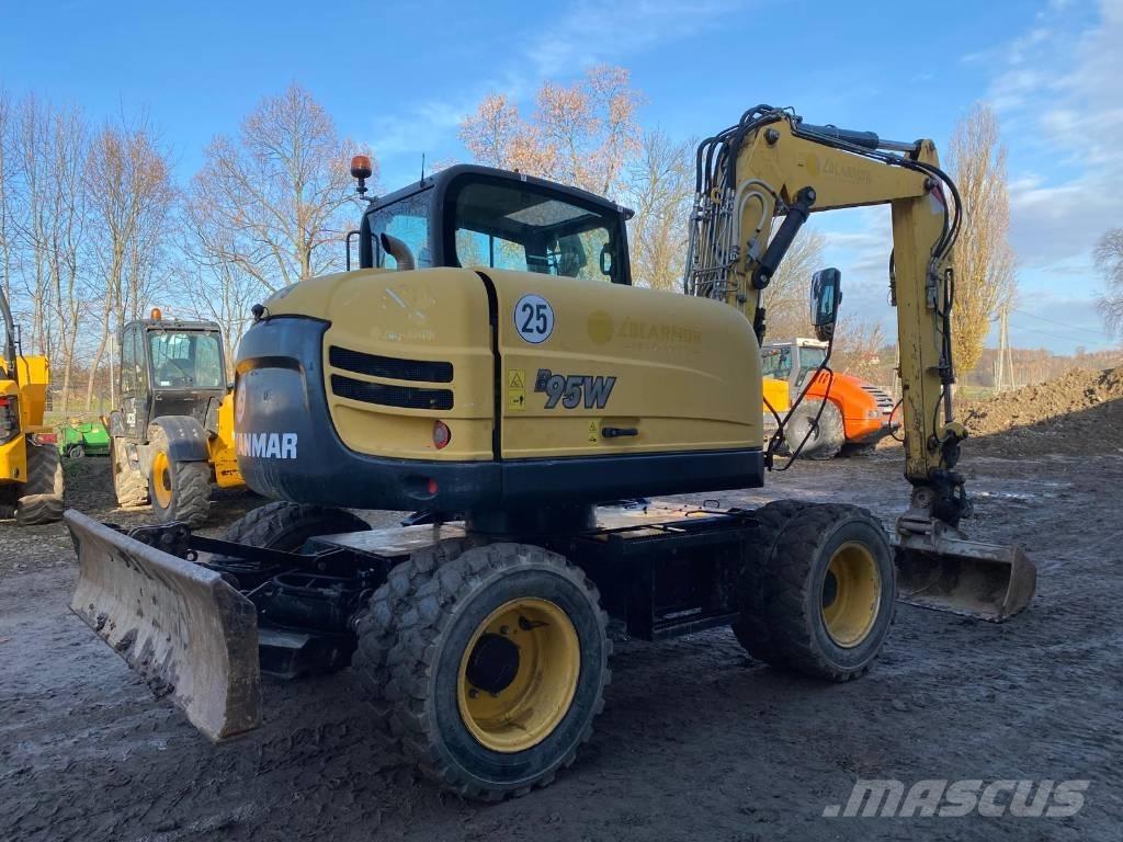 Yanmar B 95 W Wheeled excavators