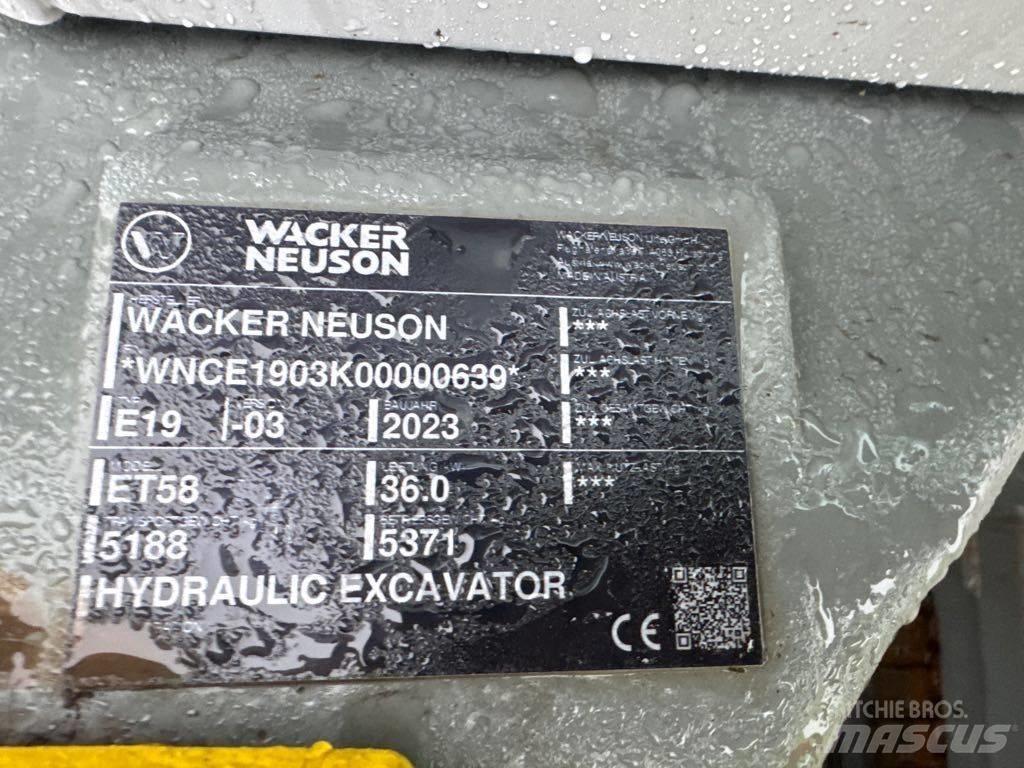 Wacker Neuson ET58 Crawler excavators