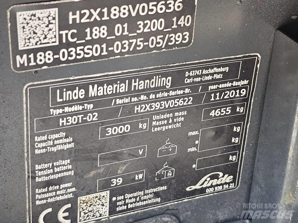 Linde H30T-02 LPG trucks