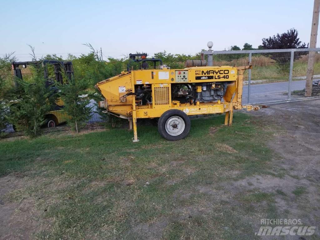 Mayco LS-40 Concrete pump trucks
