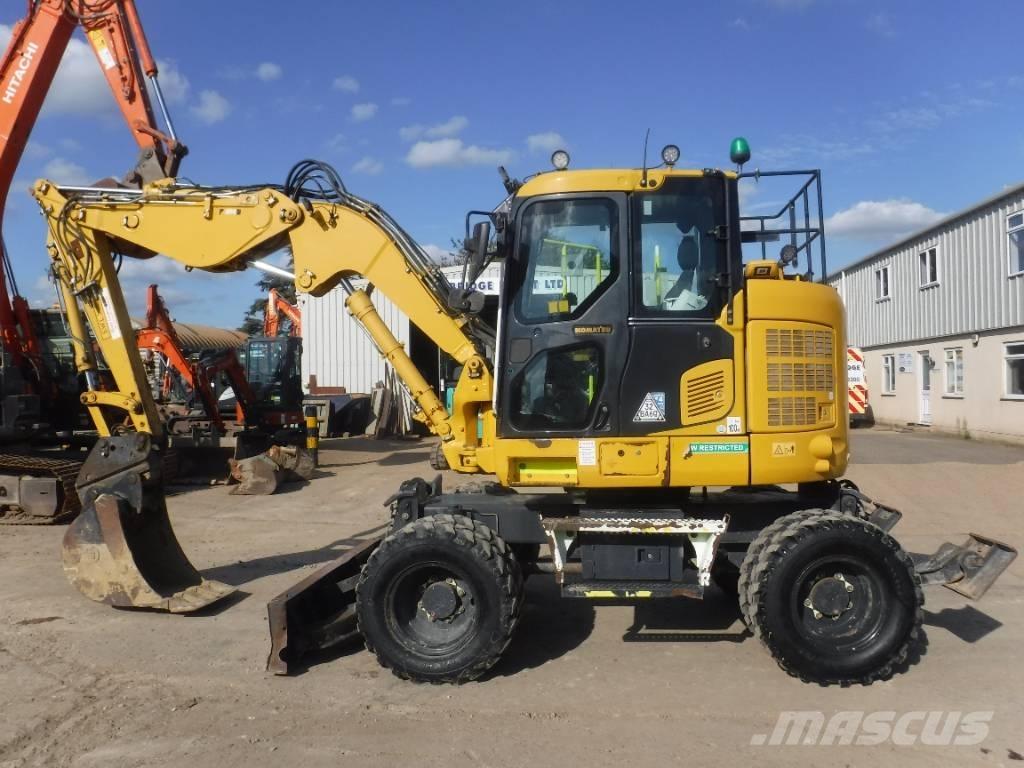 Komatsu PW118MR-11 Wheeled excavators