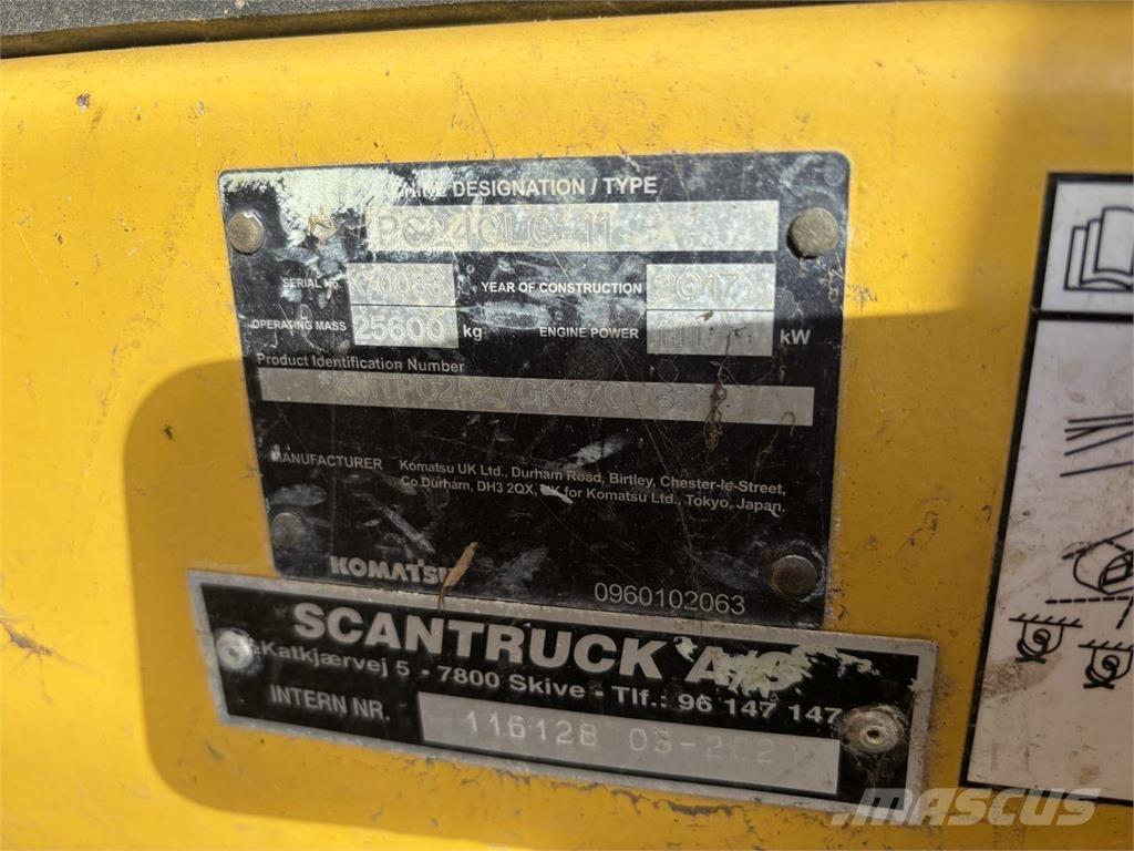 Komatsu PC240LC-11 Crawler excavators