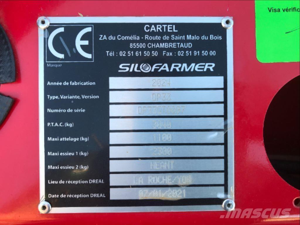 Silofarmer 280 Bale shredders, cutters and unrollers