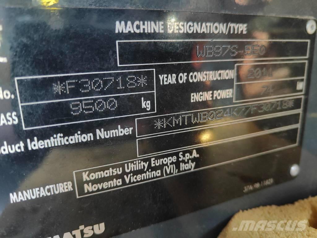 Komatsu WB97S-5E0 Backhoe loaders