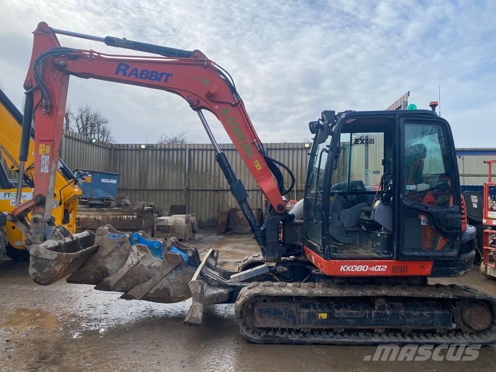 Kubota KX 080-4 Midi excavators  7t - 12t