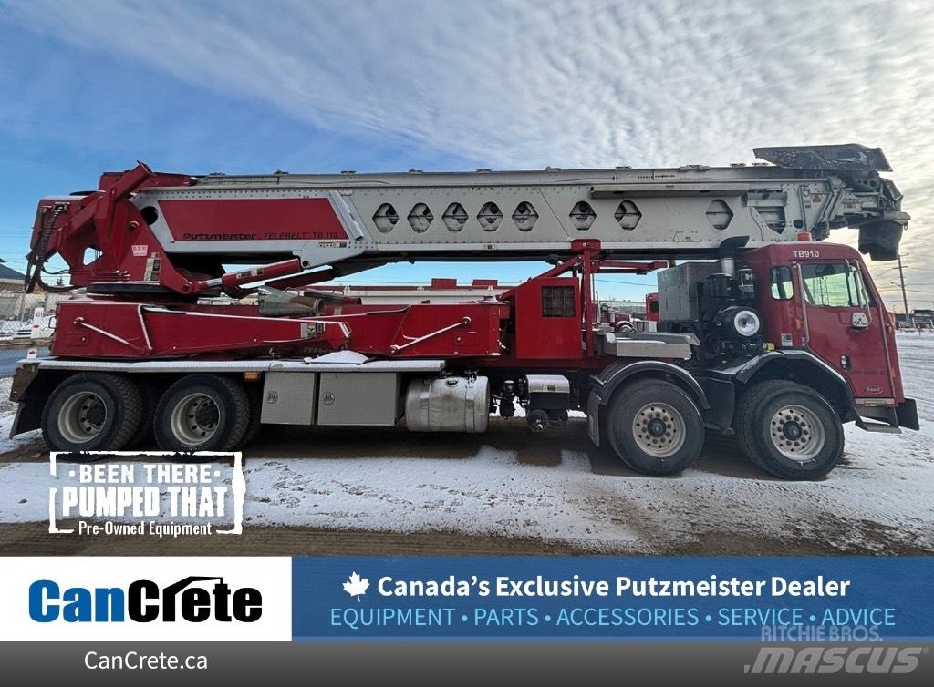 Putzmeister TB110 Concrete pump trucks