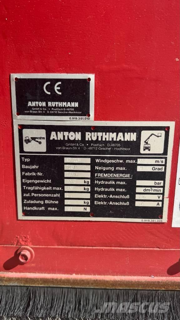 Ruthmann TR220 Telescopic boom lifts