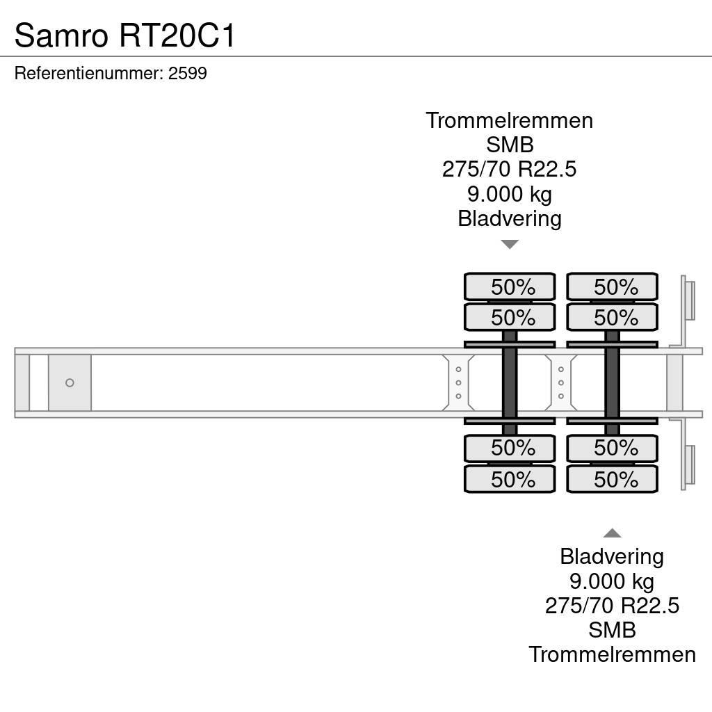Samro RT20C1 Flatbed/Dropside semi-trailers