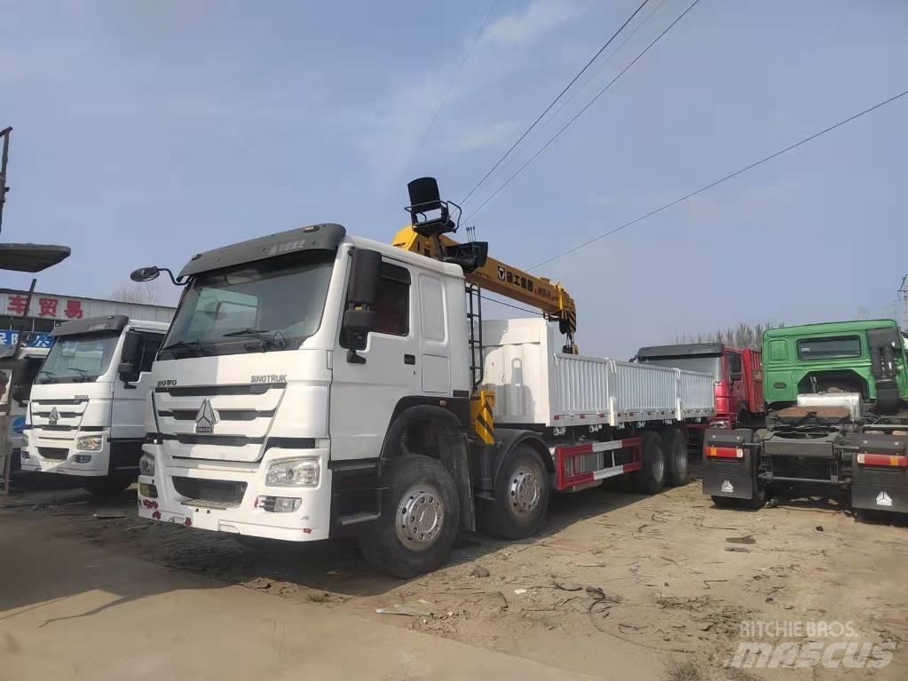 Howo 375 8X4 Crane trucks