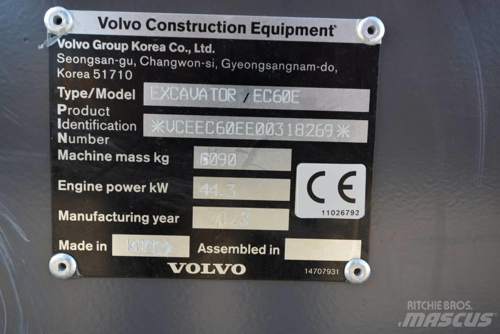Volvo EC 60 E Mini excavators < 7t (Mini diggers)