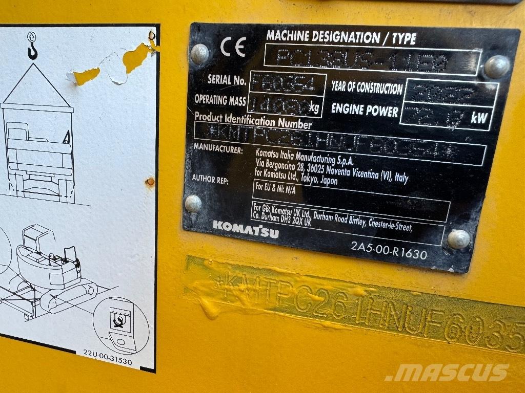 Komatsu PC 138 US-11 Crawler excavators