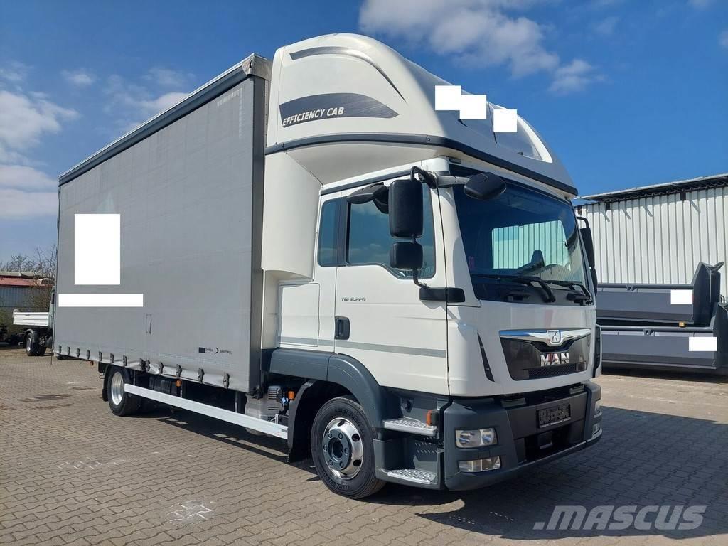 MAN TGL 8.220 Curtainsider trucks