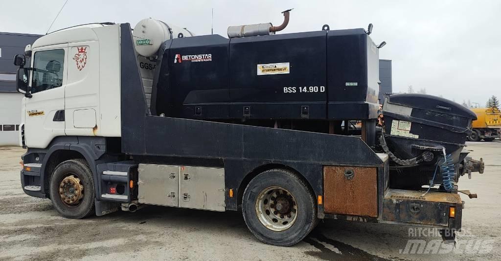 Scania R Concrete pump trucks