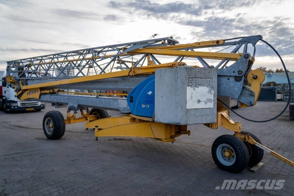 Potain Igo 15 Self erecting cranes