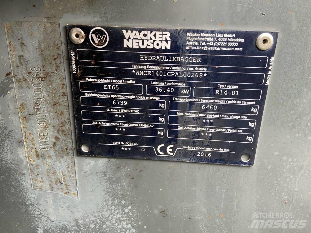 Wacker Neuson ET65 Crawler excavators