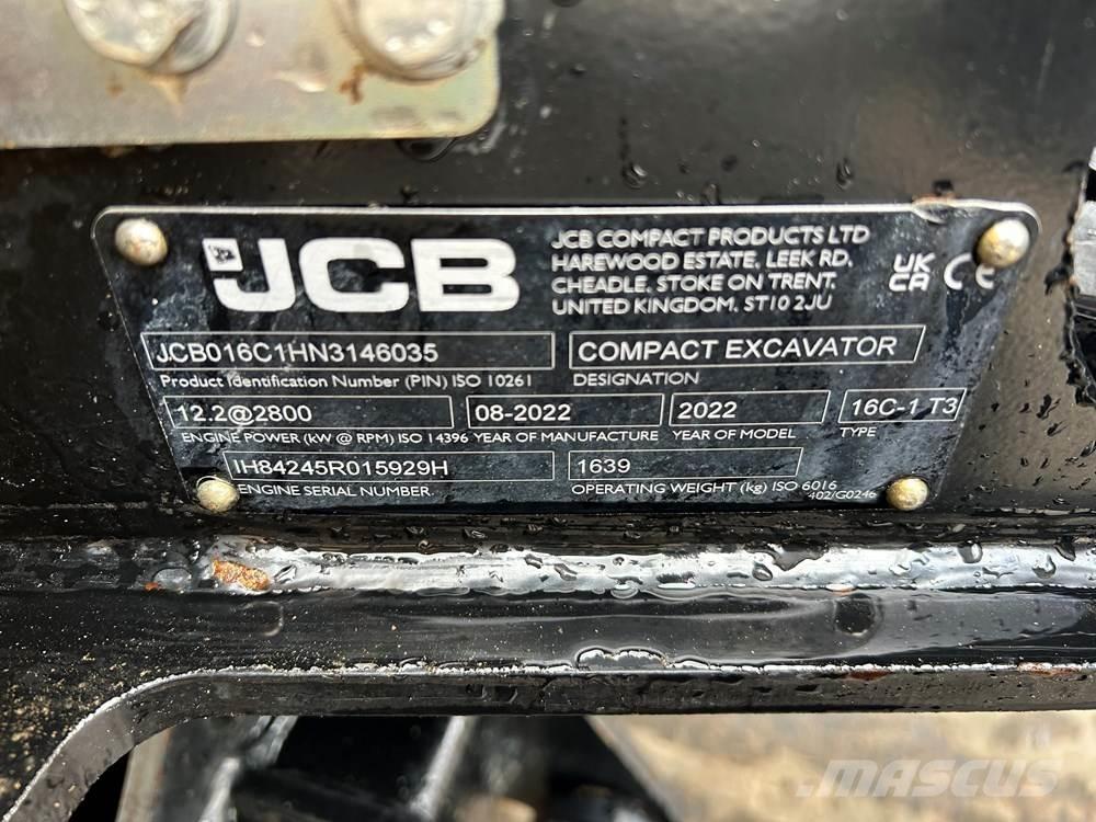 JCB 16C-1 Mini excavators < 7t (Mini diggers)